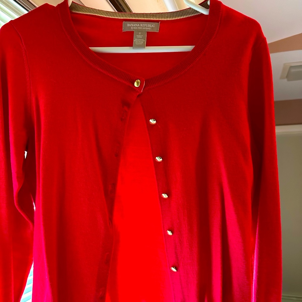 Red Banana Republic Cardigan